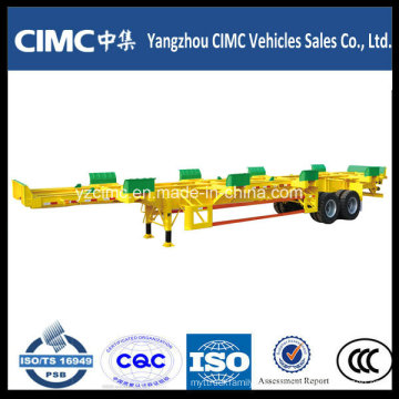 Cimc 53ft 3 Ejes Puerto Trailer